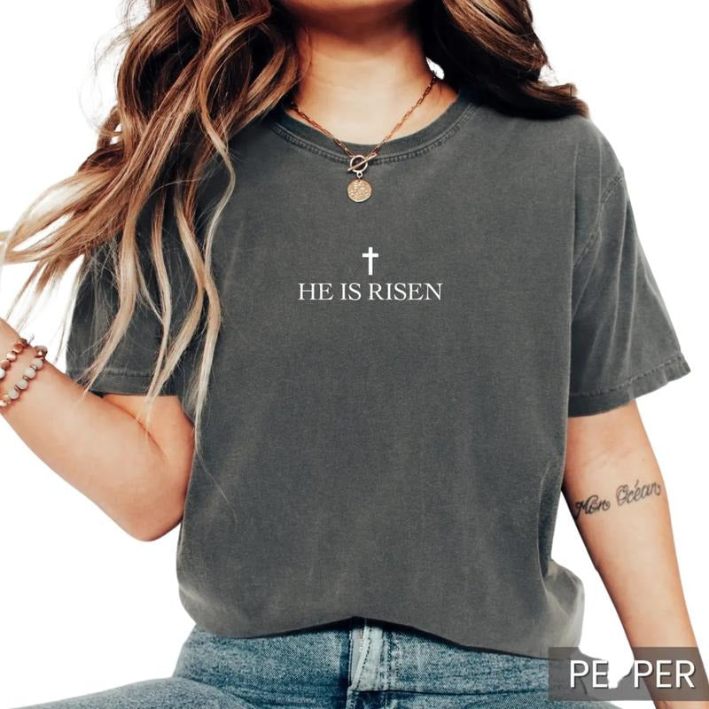 Jesus is Risen Shirt, Jesus Easter Day Classic Unisex T-shirt, Gift for men and women funny graphic tees Hoodie, Sweatshirt