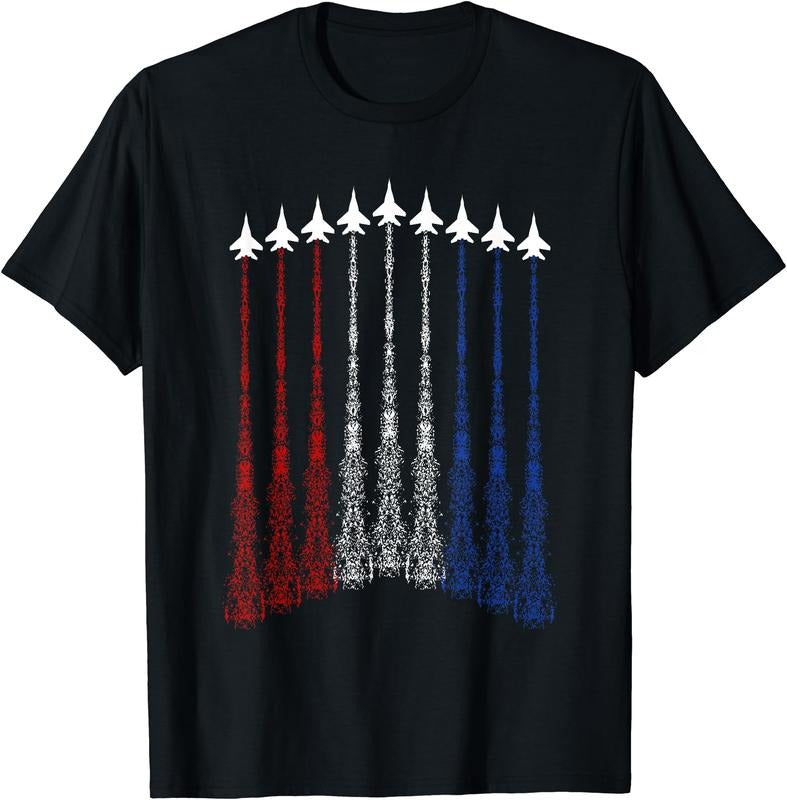 Jets 4th Of July For Men USA Patriotic Boys Graphic T-Shirt | Unisex Cotton Tee Gift, Crewneck, Short Sleeve Hoodie,...