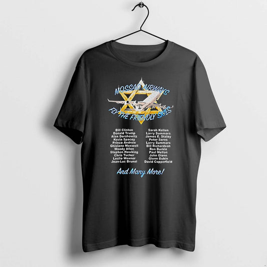 Jewish Plane Mossad Airways Fly The Friendly Skies And Mary More Tshirts Sweater