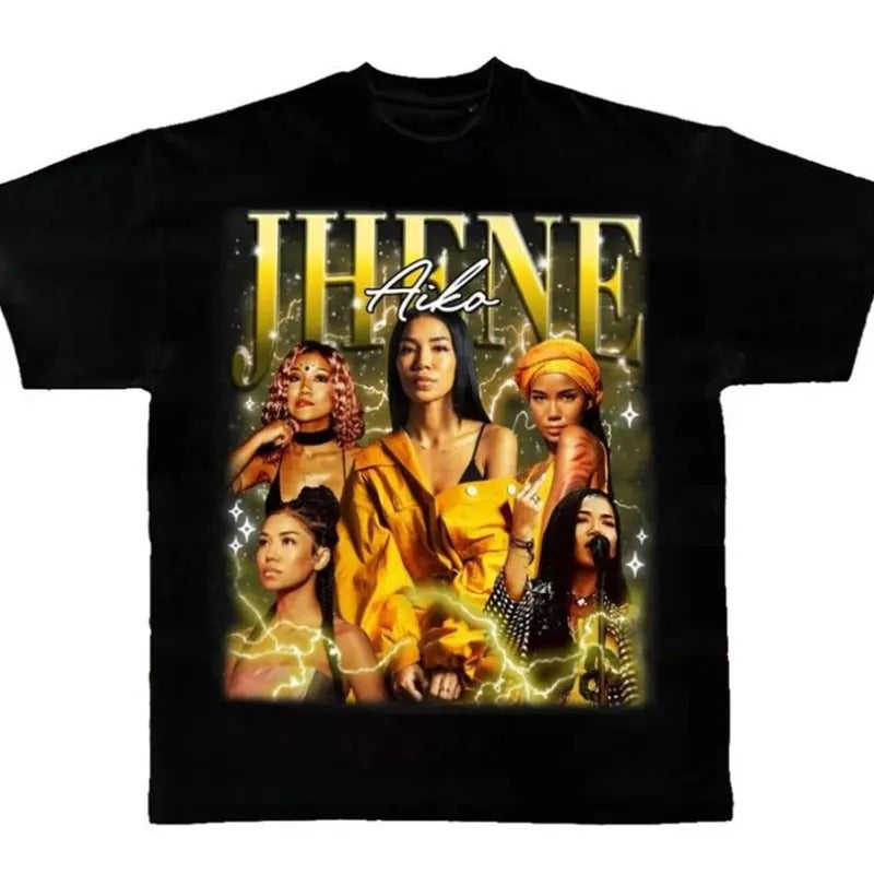 Jhene Aiko Stylish Face Graphic T-Shirt S-4XL Hoodie, Sweatshirt | WearSparks.com