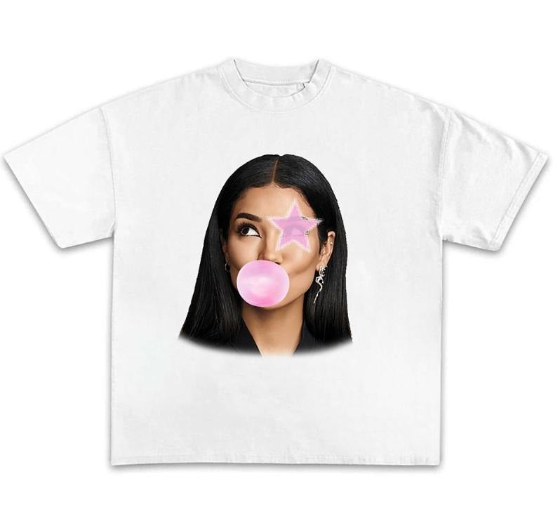 Jhene Shirt, Jhenne Aiiko Bubble Star Shirt Graphic Tee Gift Fans Rap Music Hoodie, Sweatshirt | WearSparks.com
