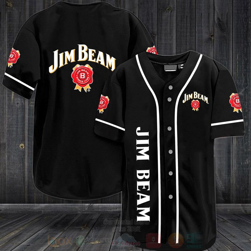 FASHION Jim Beam Baseball Jerseys Botton Shirt