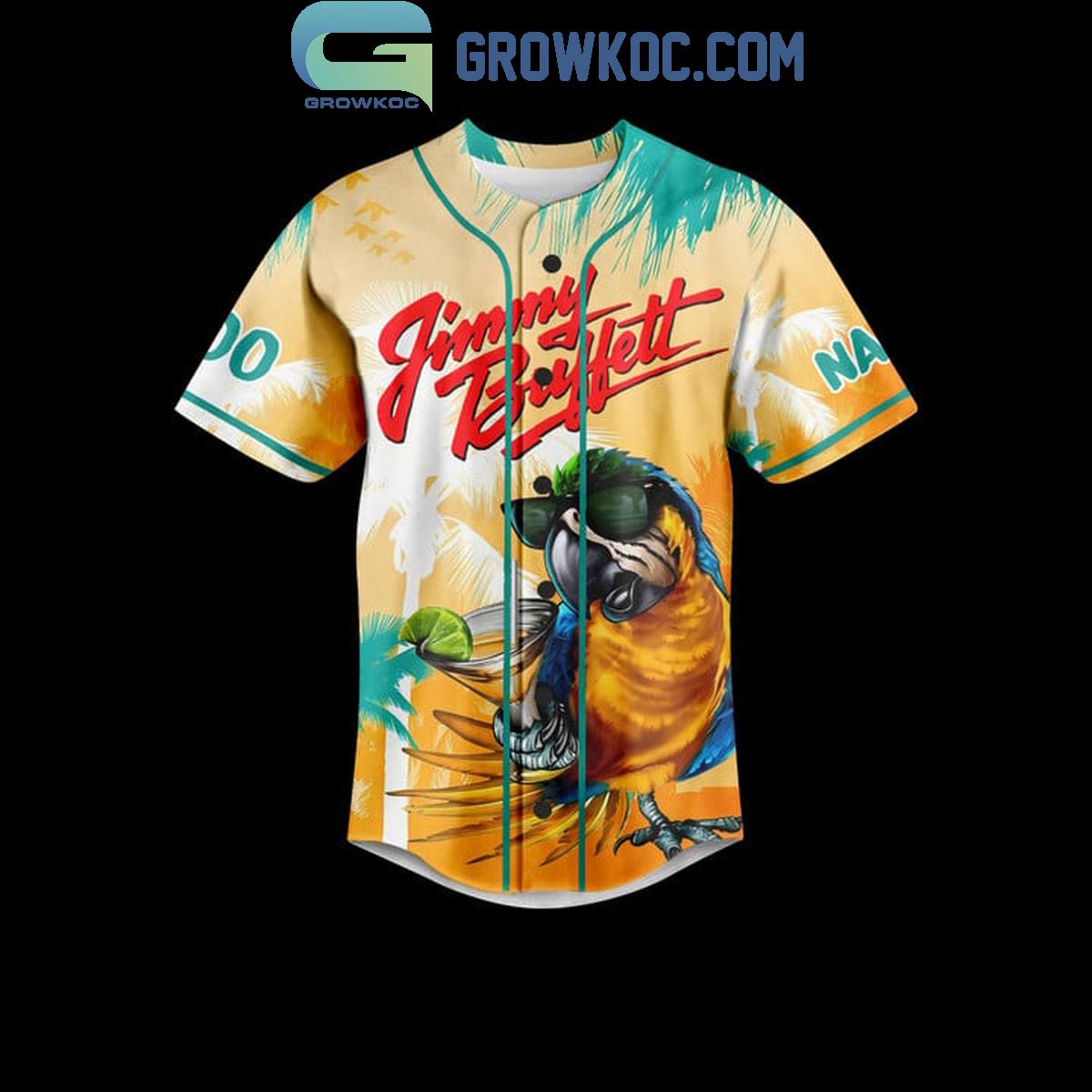Jimmy Buffett Mother Ocean I Have Heard Yor Call Personalized Baseball Jersey