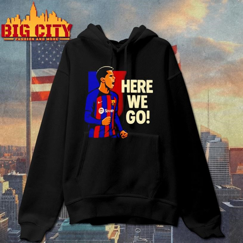 Joao Cancelo Barcelona Here We Go Shirt
