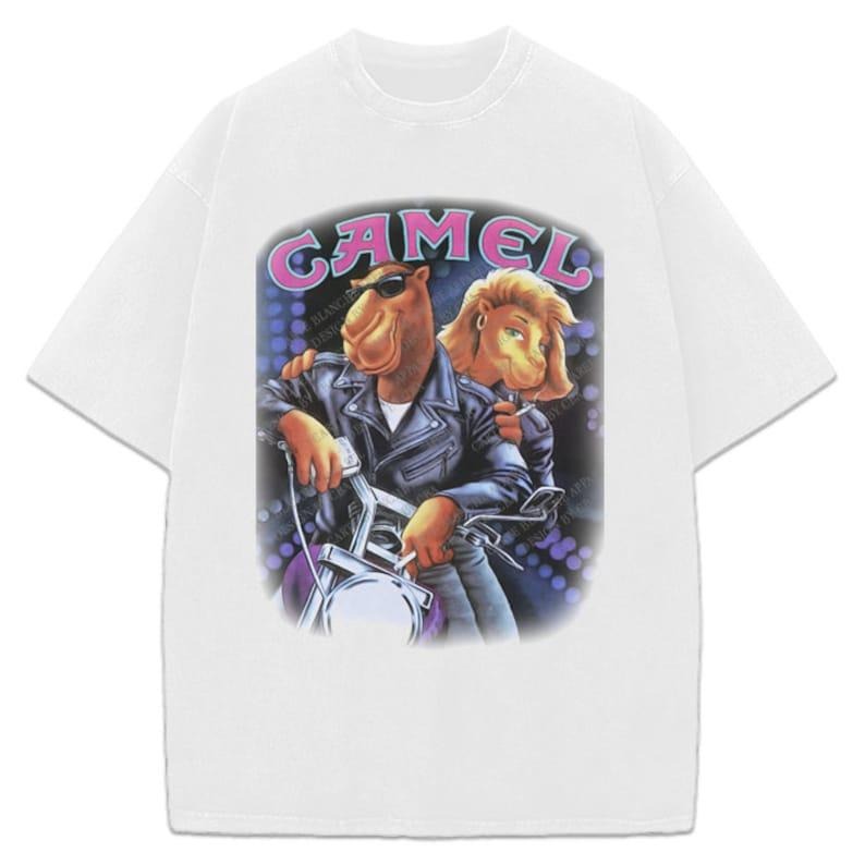 Joe Camel T-Shirt Joe Camel Motorcycle Vintage  T-shirt, sweater and Hoodie 2 sides Sweatshirt | WearSparks.com