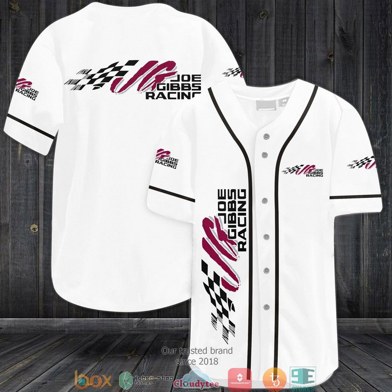 BEST Joe Gibbs Racing Car Team Baseball Jersey