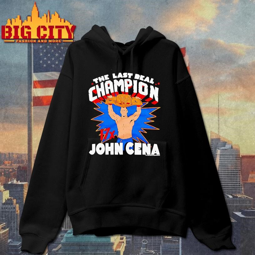 John Cena The Last Real Champion 17x Caricature Shirt