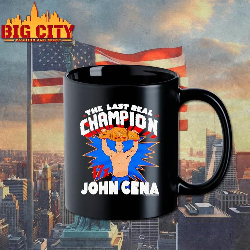 John Cena The Last Real Champion 17x Caricature Shirt