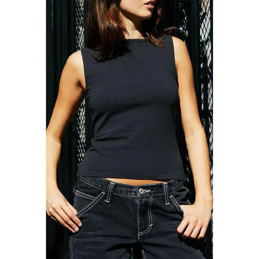 John Galt Women's Black Kathleen Top T-Shirts, Hoodie, Sweatshirt | WearSparks.com