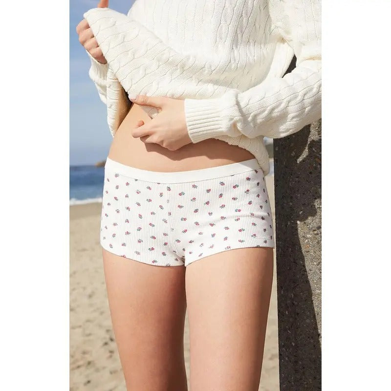 John Galt Women's Floral Waffle Knit Boxer Underwear T-Shirts, Hoodie, Sweatshirt | WearSparks.com