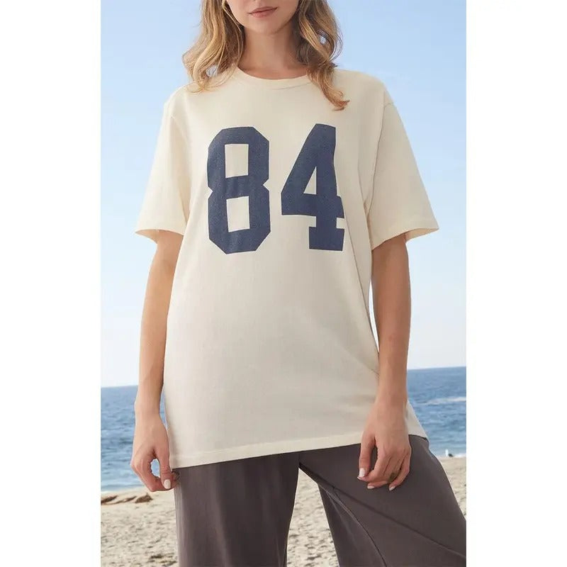 John Galt Women's Penelope 84 Oversized T-Shirt - Multicolor Hoodie, Sweatshirt | WearSparks.com
