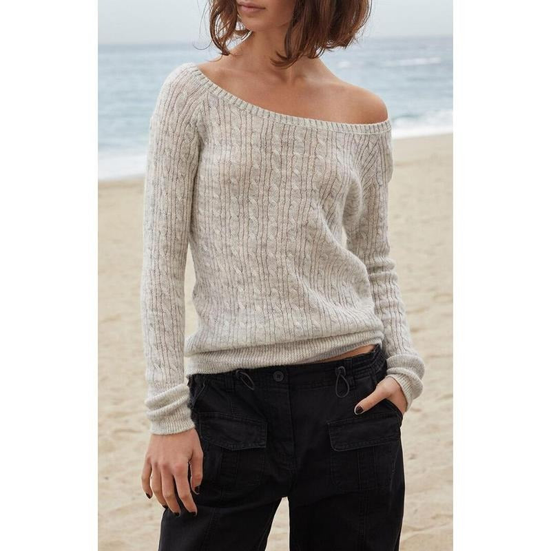 John Galt Women's Silver Elissa Sweater T-Shirts, Hoodie, Sweatshirt | WearSparks.com