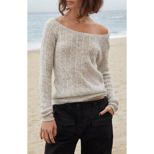 John Galt Women's Silver Elissa Sweater T-Shirts, Hoodie, Sweatshirt | WearSparks.com
