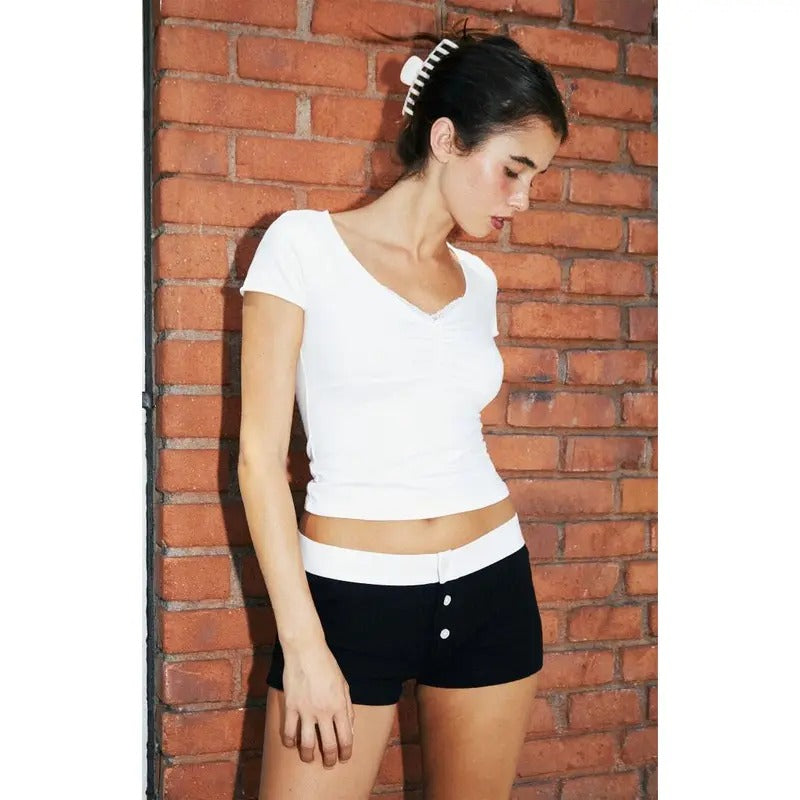 John Galt Women's Thick Ribbed Boyshorts - Multicolor T-Shirts, Hoodie, Sweatshirt | WearSparks.com