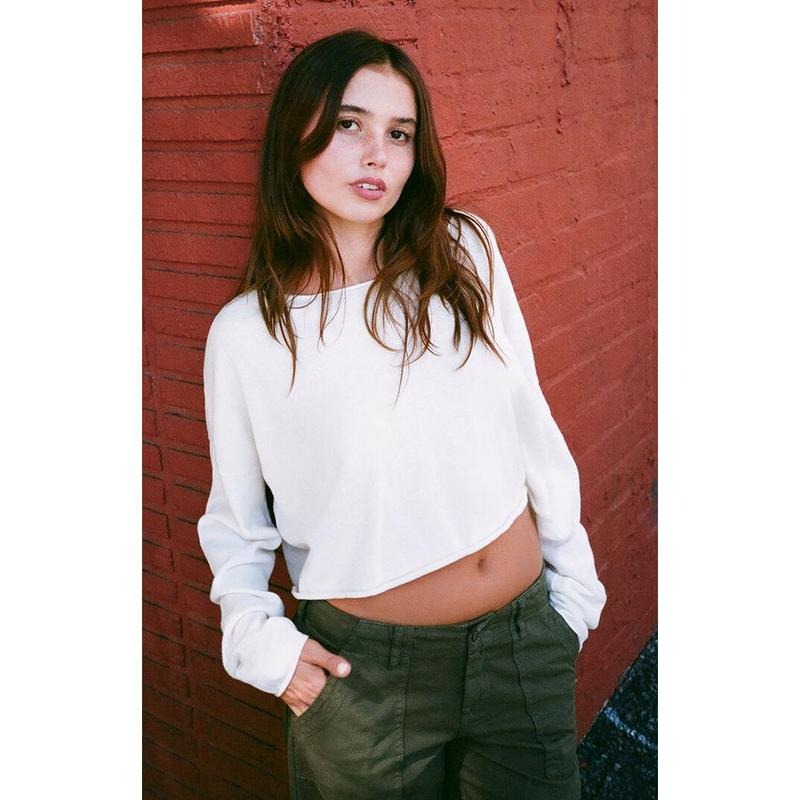 John Galt Women's White Wide Neck Sweater T-Shirts, Hoodie, Sweatshirt | WearSparks.com