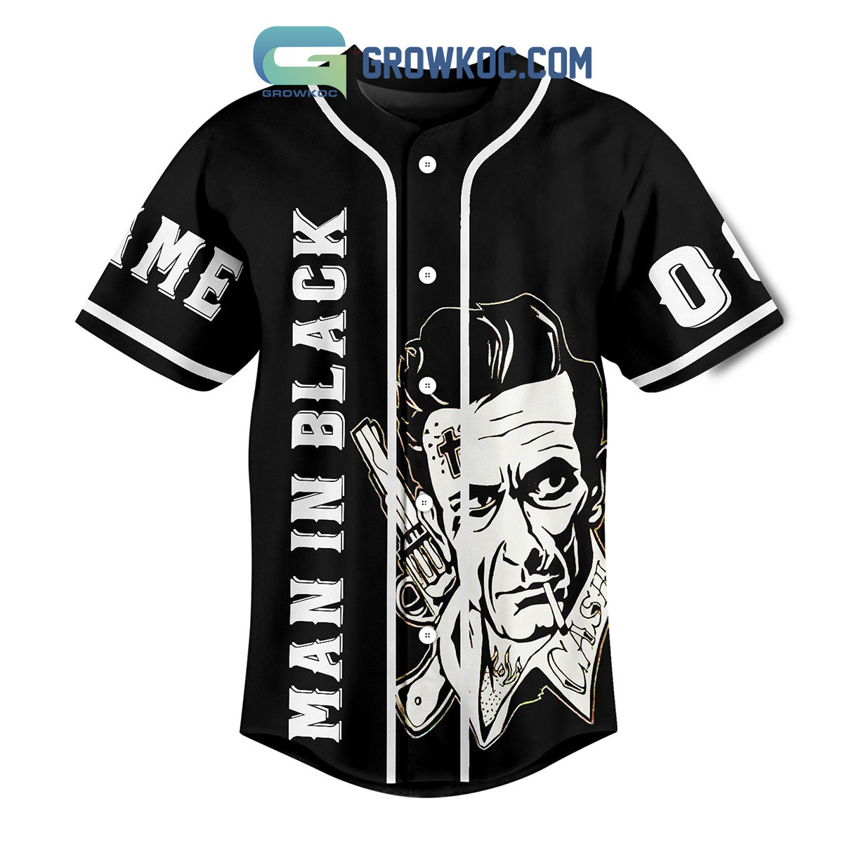 Johnny Cash Don’t Take Your Guy To Town Personalized Baseball Jersey