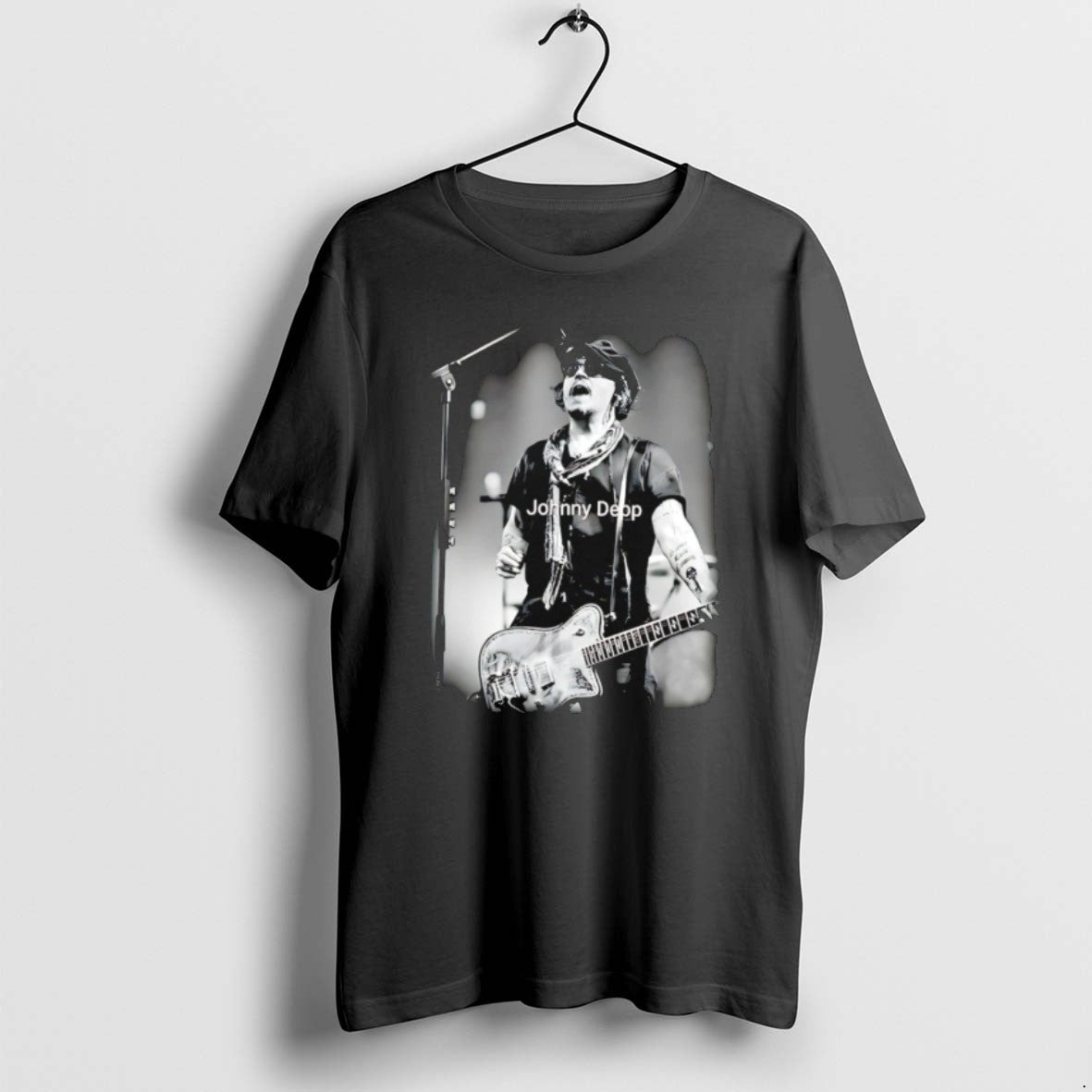 Johnny Depp Singing Photo T Shirts