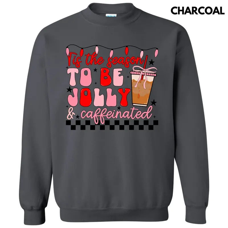 Jolly & Caffeinated Sweatshirt 'NLB' T-Shirts, Hoodie | WearSparks.com
