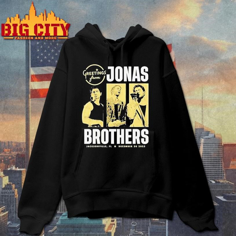 Jonas Brothers Greetings From Your Hometown Jacksonville, Fl 2025 Shirt