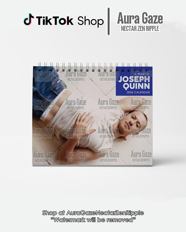 Joseph Quinn 2026 Wall Calendar Planner, Unique Holiday Gift, Fan Gift, Gift For Her, Joseph Quinn Celebrity Merchandise,...