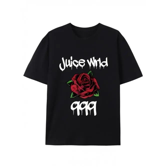 Juice Print T-shirt, Street hip-hop, men's cotton T-shirt, summer casual short sleeve T-shirt Made in USA Hoodie, Sweatshirt