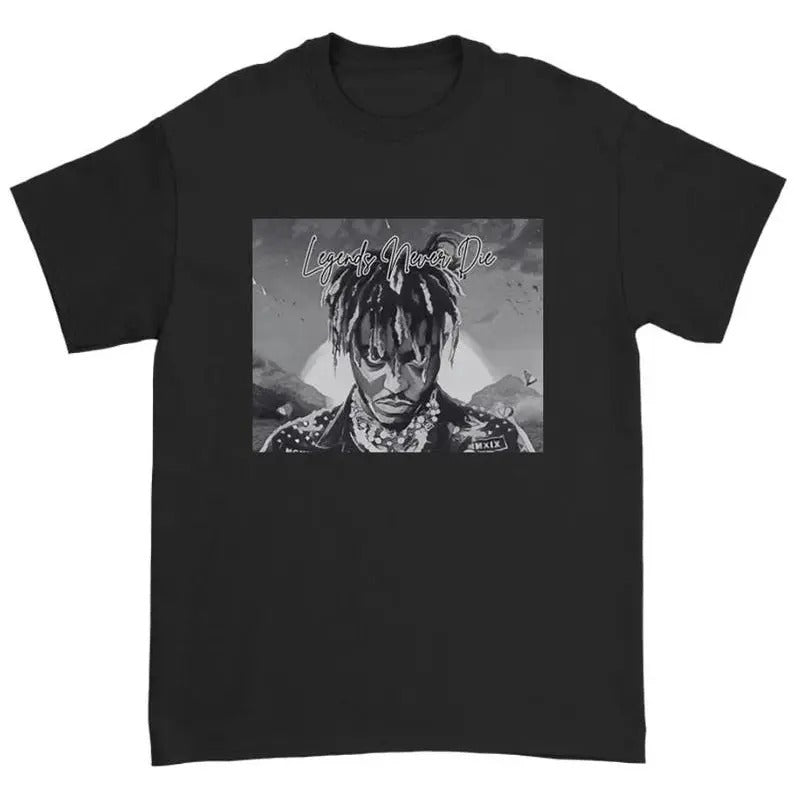 Juice Wrld T-shirt, Gift For Fan T-Shirt, Unisex Cotton For Men Women Hoodie, Sweatshirt | WearSparks.com