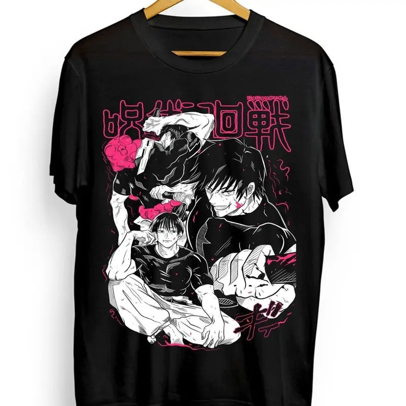 Jujutsu Kaisen Fushiguro Toji T-shirt Gojo Anime Horror Gift Shirt Tee All Size Hoodie, Sweatshirt | WearSparks.com