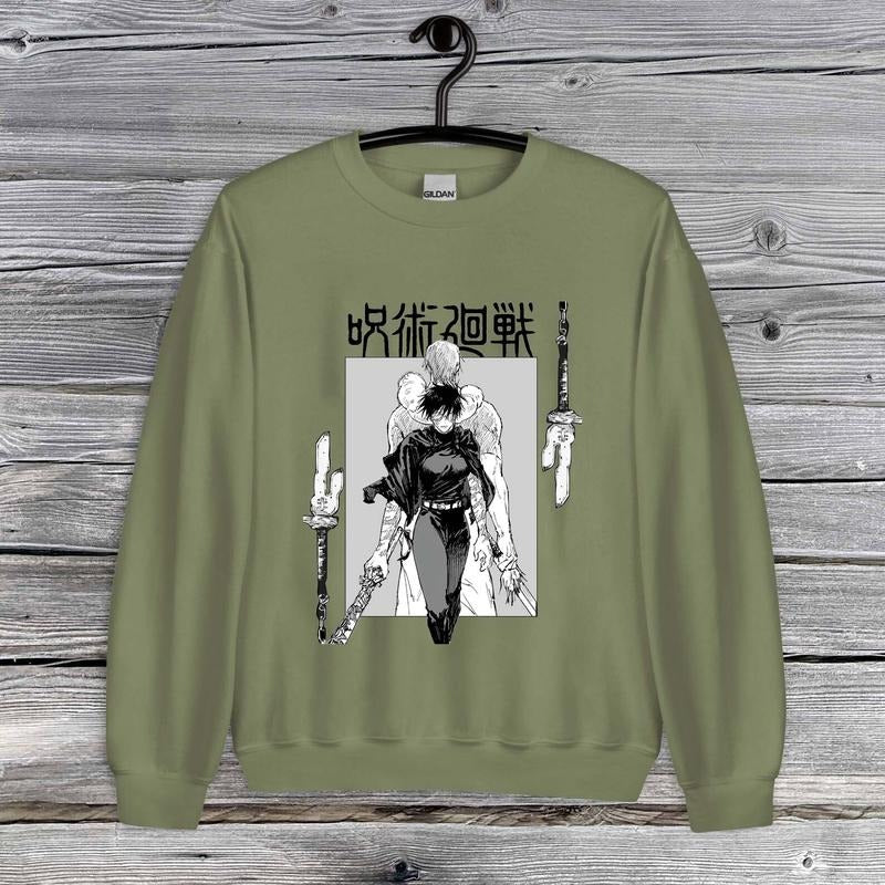 Jujutsu Kaisen Maki Sweatshirt Gift For Fans, Anime T-shirt Sweatshirt Hoodie, Sweatshirt, Hoodie | WearSparks.com