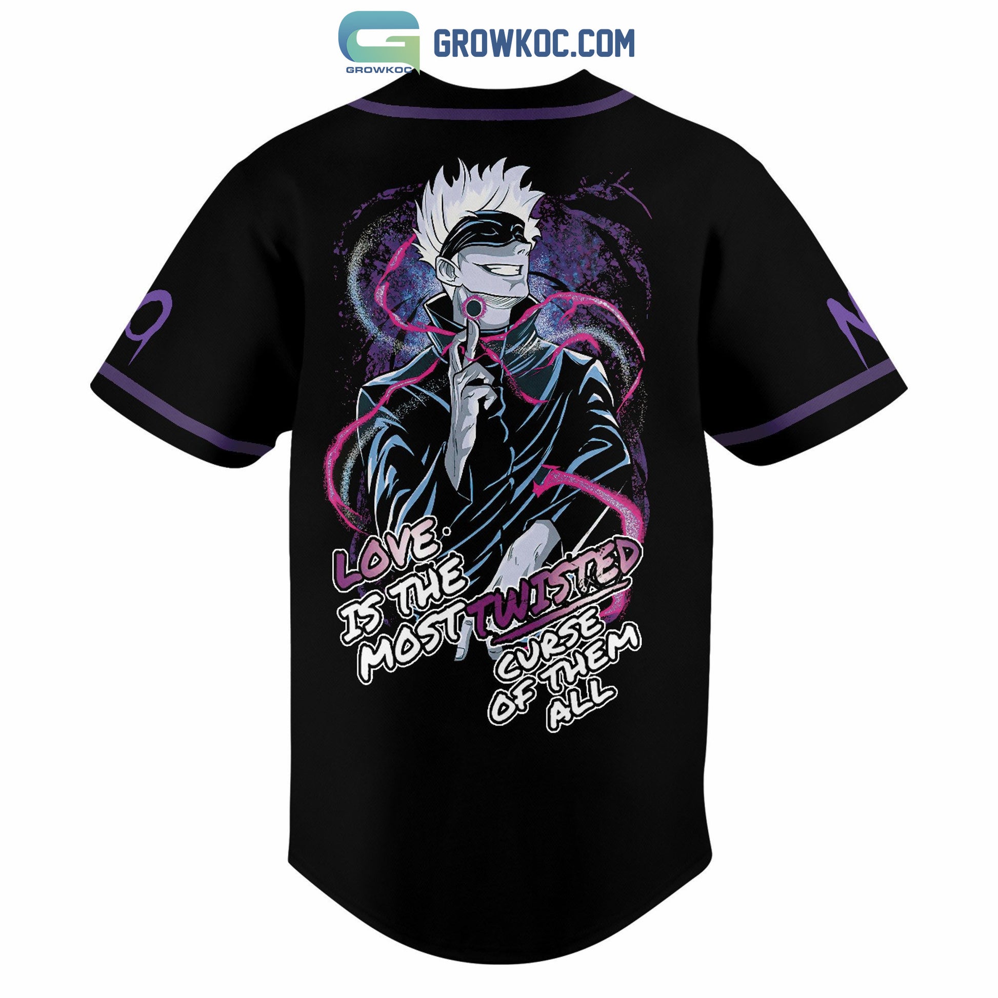 Jujutsu Kaisen Satoru Gojo Personalized Baseball Jersey