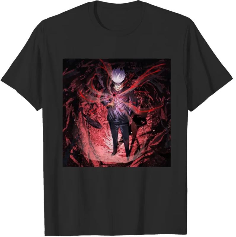 Jujutsu Kaisen T-Shirts Street Casual Fashion Round Neck Short Sleeve for Men's  Tshirt Size S-3XL Hoodie, Sweatshirt