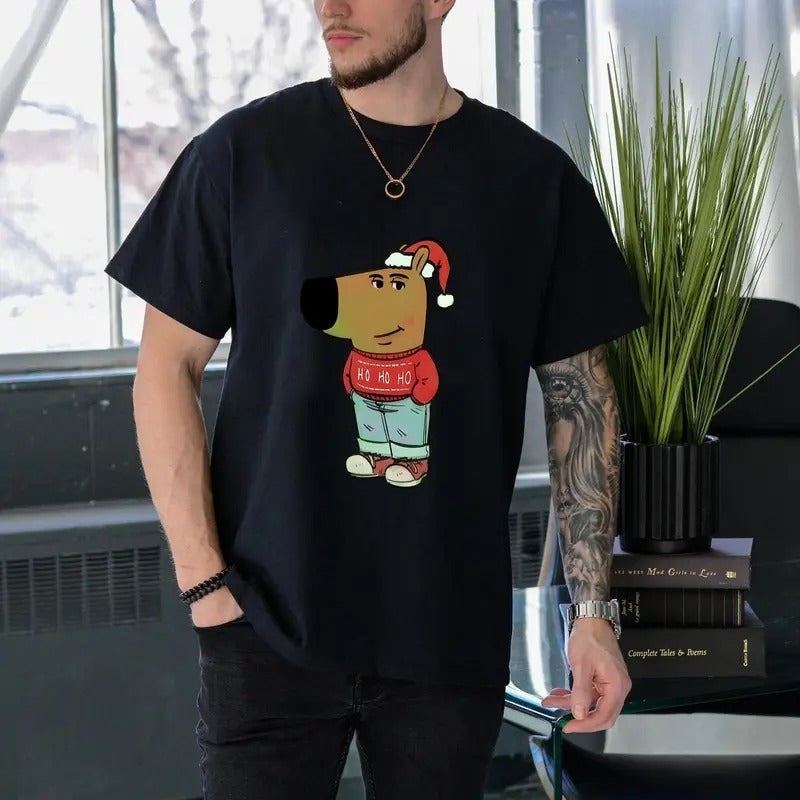 Just A Chill Guy Funny Meme Shirt, My New Character Chill Guy Dog That Lowkey Doesn't Give Meme Shirt, Funny Viral...