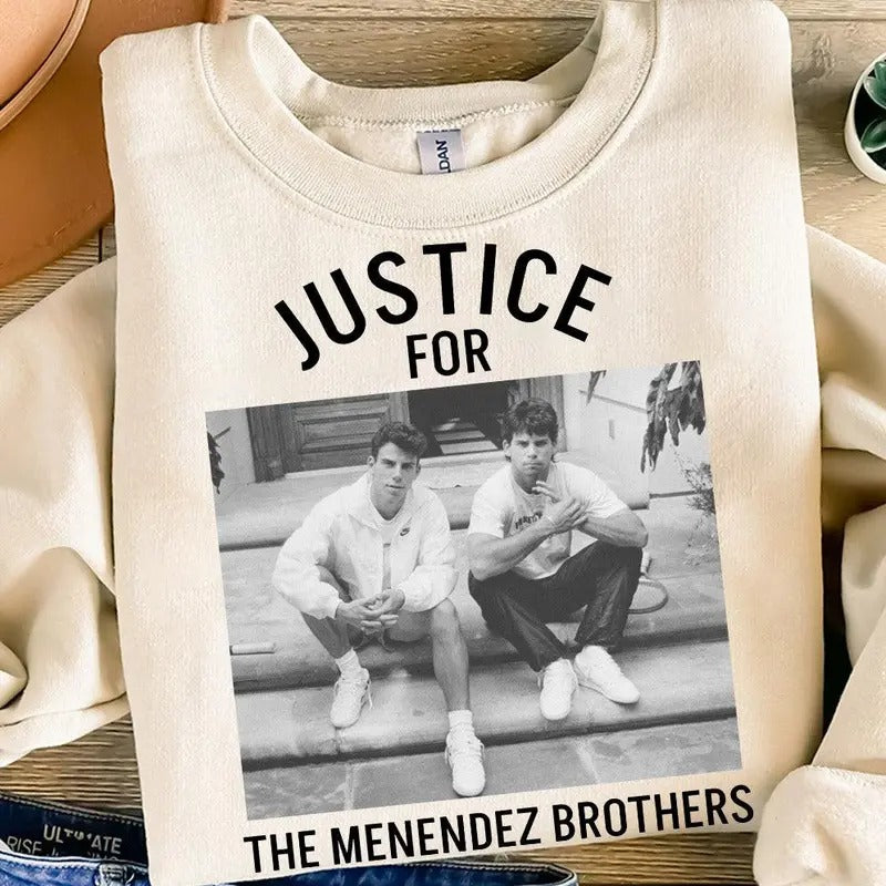 Justice For The Menendez Brothers, Free Erik and Lyle Menendez t-shirt, Gift for Women and Men Hoodie, Sweatshirt