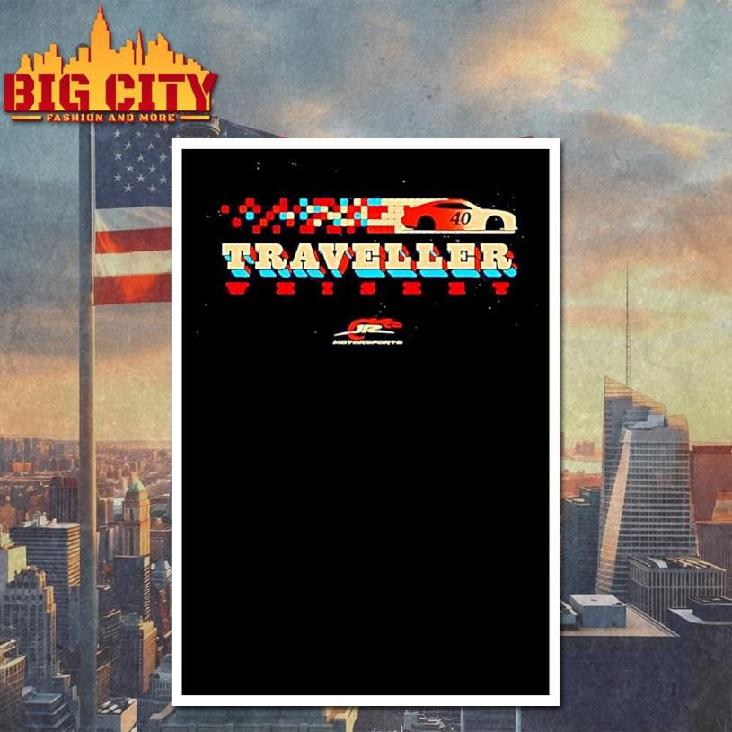 Justin Allgaier Jr Motorsports Traveller Whiskey 40 Logo Shirt