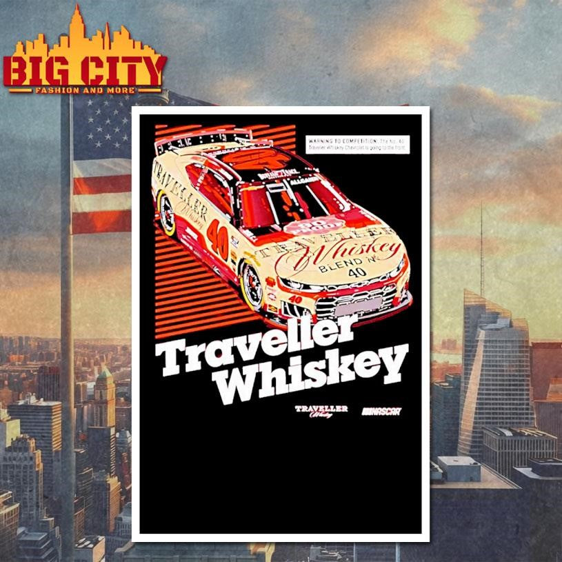 Justin Allgaier Traveller Whiskey 40 Shirt