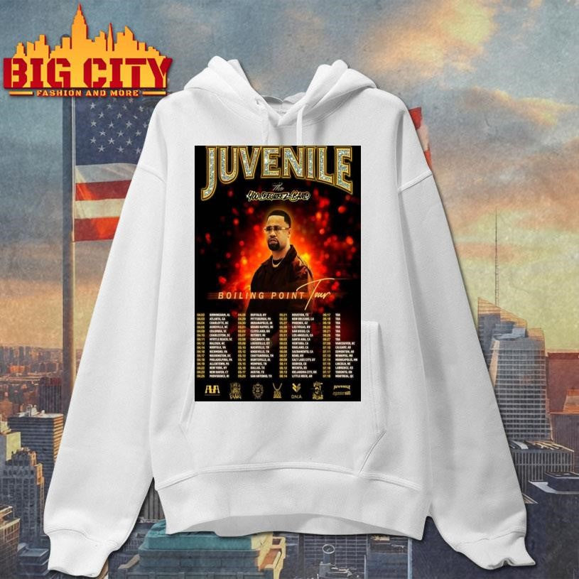 Juvenile Boiling Point Tour 2026 Poster Shirt