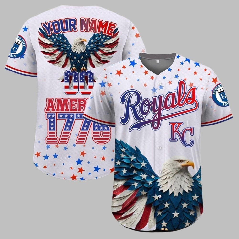 KC Royals Independence Day Baseball Jersey 2025 - Grishko.com T-Shirts, Hoodie, Sweatshirt | WearSparks.com (Image 1)