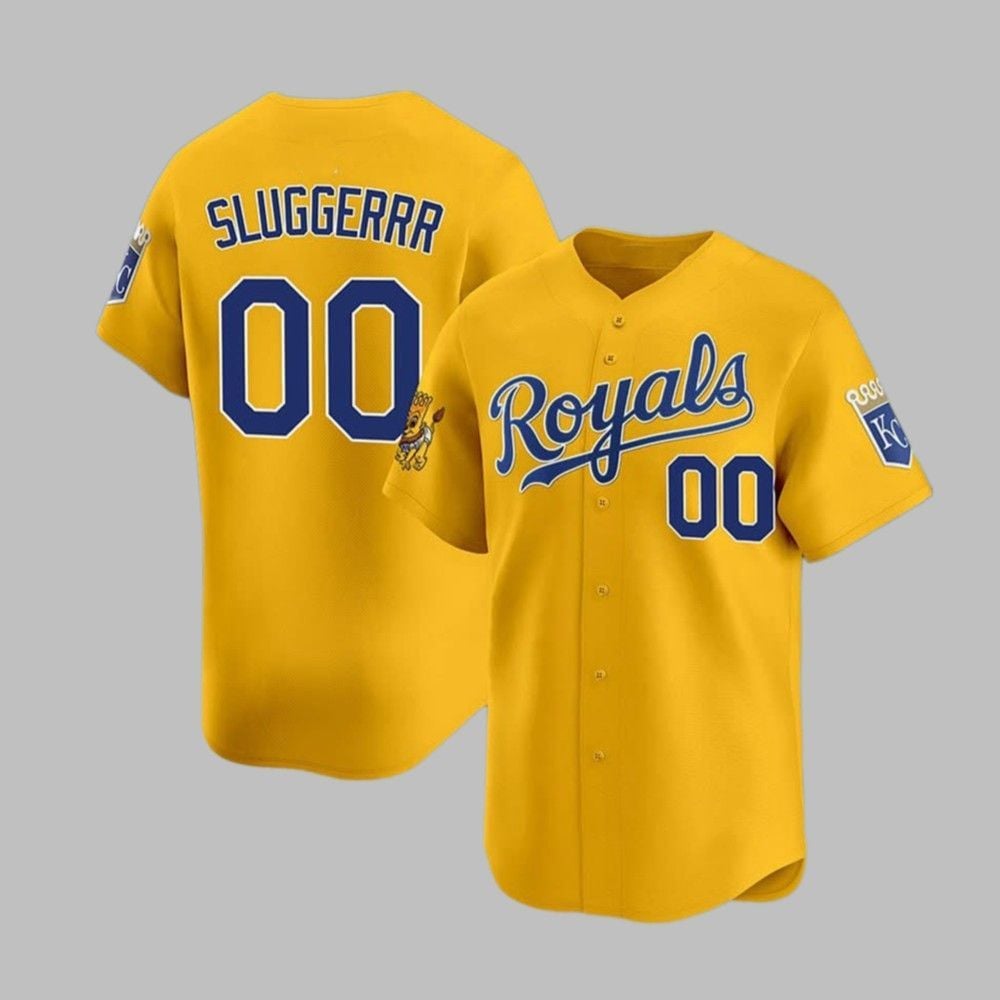 KC Royals Sluggerrr 2025 Jersey - Grishko.com T-Shirts, Hoodie, Sweatshirt | WearSparks.com (Image 1)