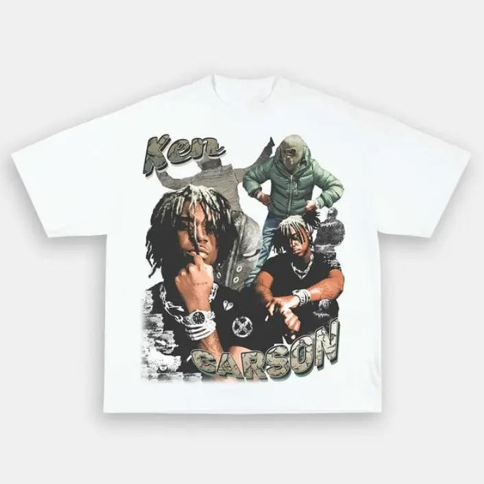 KEN CARSON TEE Print Short Sleeve T-Shirt Womenswear Top Hoodie, Sweatshirt | WearSparks.com