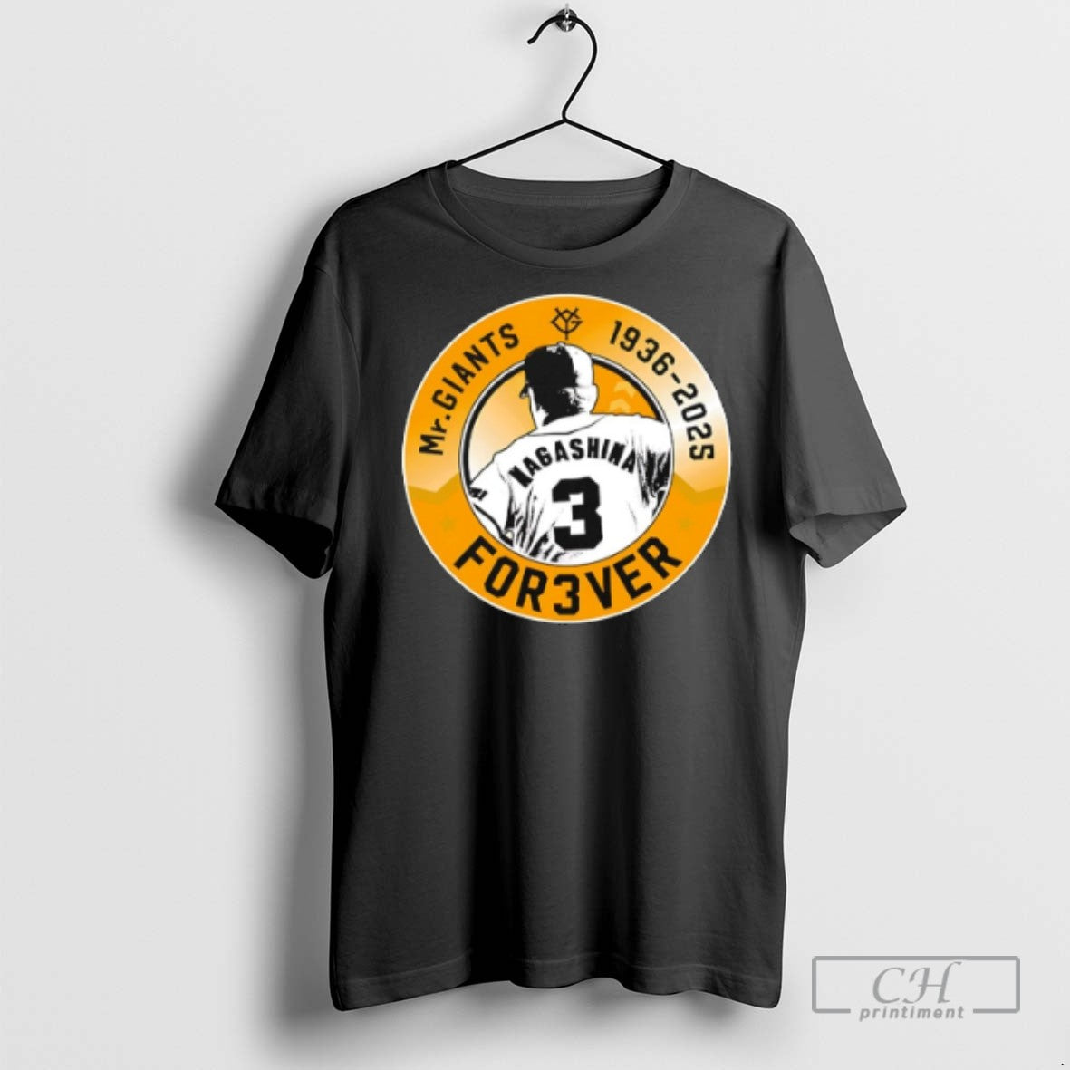 Kagashima Mr Giants 1936 2025 Forever Baseball T Shirts