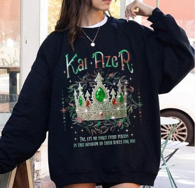 Kai Azer Fearless Bookish Sweatshirt, Bookish Hoodie, Lauren Roberts Merch, Powerless Hoodie, Dark Romance Sweatshirt,...