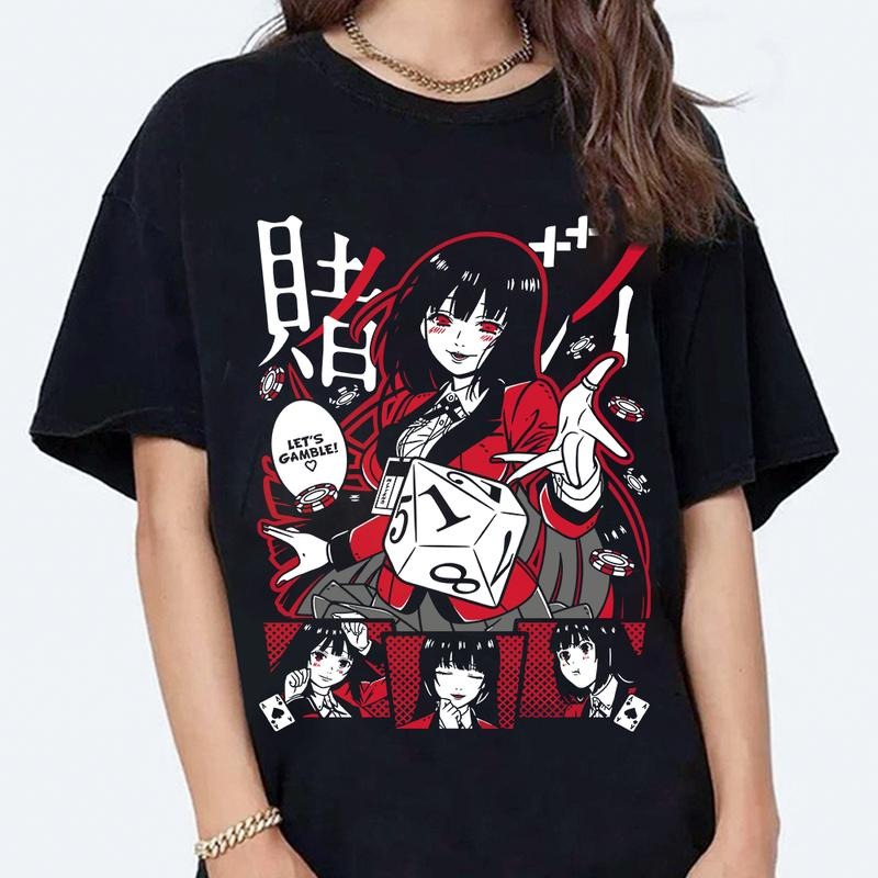 Kakegurui Yumeko Anime T-shirt Unisex, Anime Manga Shirt, Anime Shirt, Anime Lover Shirt, Graphic Anime Tee, Manga Shirt,...