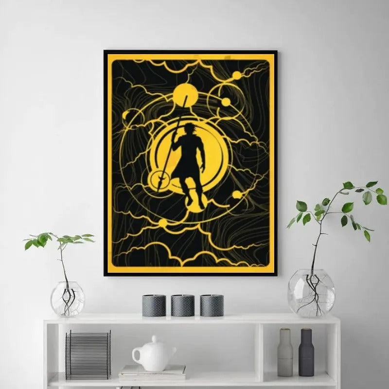 Kaladin Stormlight Archive Poster, Stormlight Novel Canvas, Cosmerce Canva Wall Art, Home Decor, Fantasy Kingdom Poster...