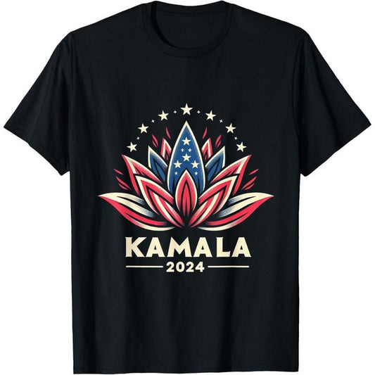 Kamala Harris 2024 Presidential Campaign American Lotus T-Shirt made in usa Hoodie, Sweatshirt | WearSparks.com