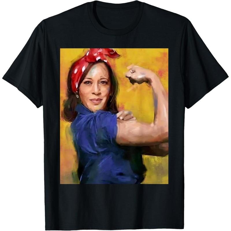 Kamala Harris 2024 Rosie The Riveter Childless Cat Lady Vote T-Shirt made in usa Hoodie, Sweatshirt | WearSparks.com