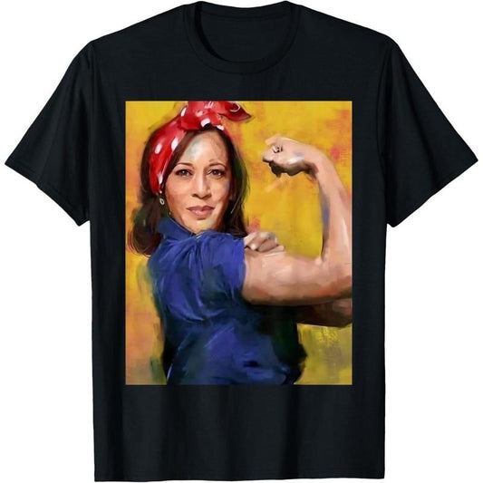 Kamala Harris 2024 Rosie The Riveter Childless Cat Lady Vote T-Shirt made in usa Hoodie, Sweatshirt | WearSparks.com