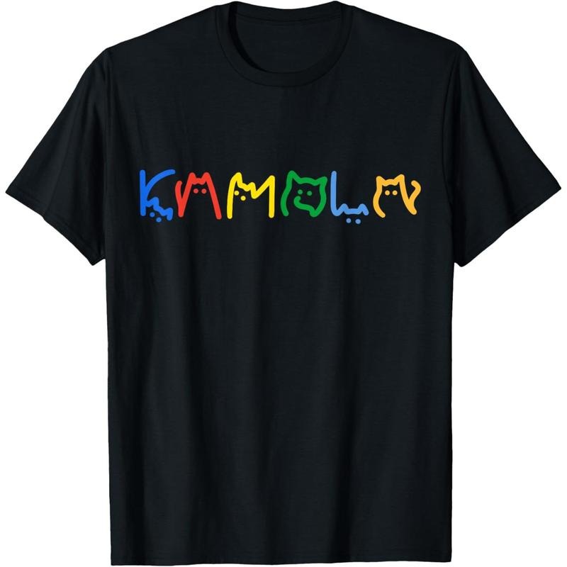 Kamala Harris Cat Lettering Funny T-Shirt made in usa Hoodie, Sweatshirt | WearSparks.com