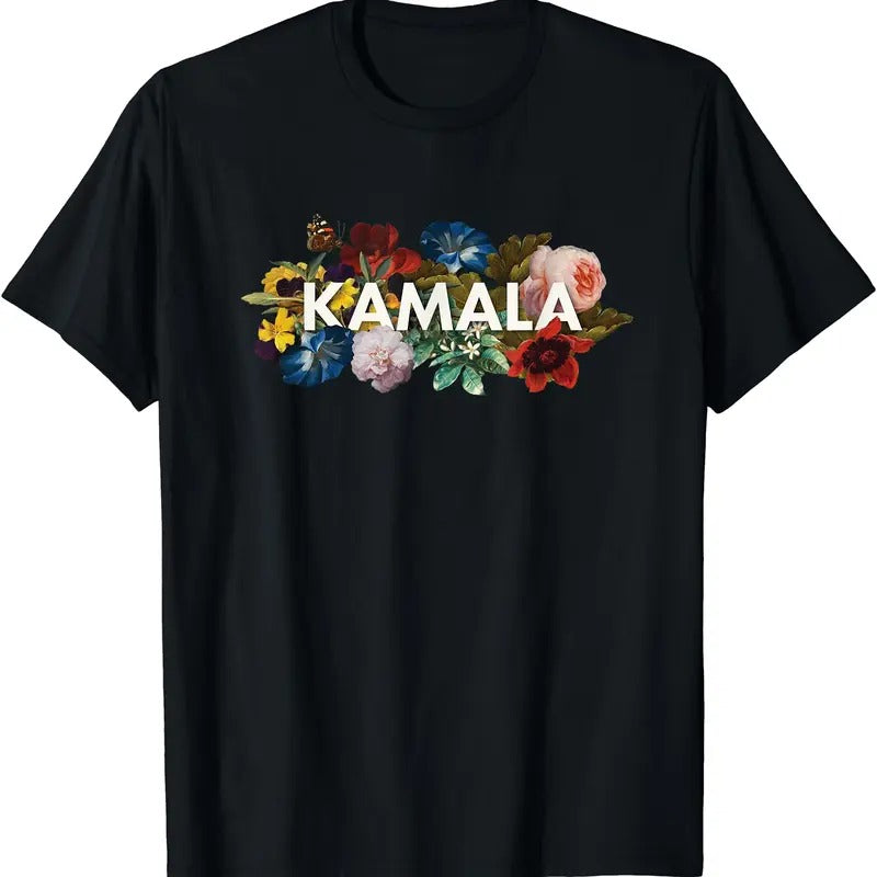 Kamala Harris Vintage Floral Feminine First Female President T-Shirt Hoodie, Sweatshirt | WearSparks.com