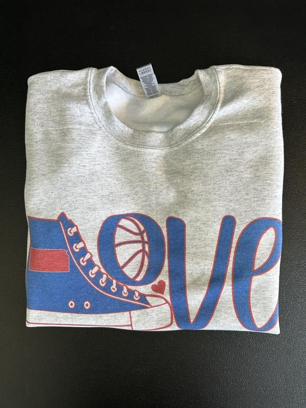 Kansas Basketball Love Sweatshirt T-Shirts, Hoodie | WearSparks.com