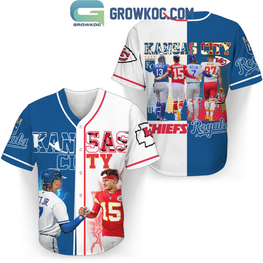 Kansas City Chiefs Kansas City Royals Forever My Team Win Or Lose Baseball Jersey
