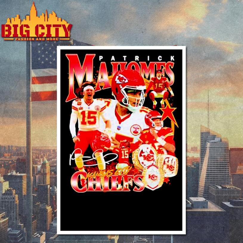 Kansas City Chiefs Patrick Mahomes vintage 90s 2026 Shirt